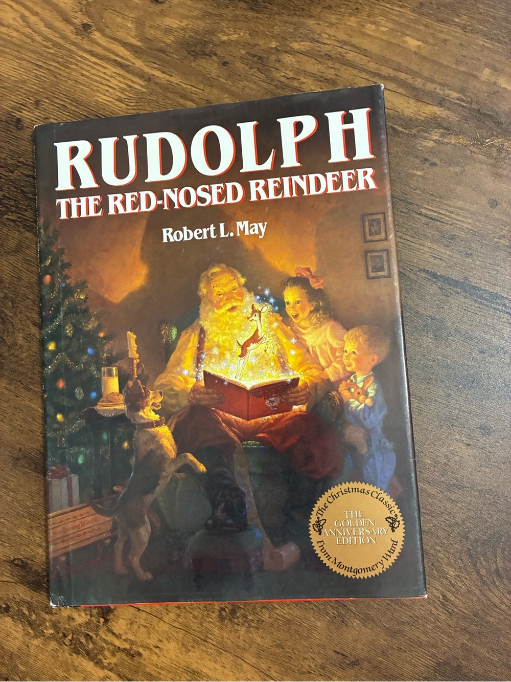 Vintage Rudolph the Red-Nosed Reindeer Hardcover Book